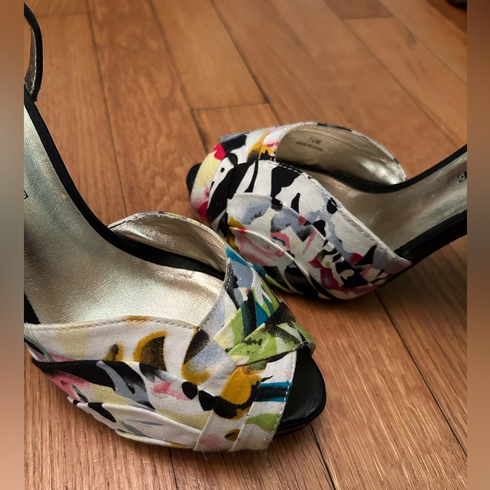 Audrey Brooke Stiletto Shoes - Multi-color